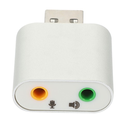 Hochleistungs -Aluminium USB externer Stereo -Klangadapter für und - 第 6/12 張圖片