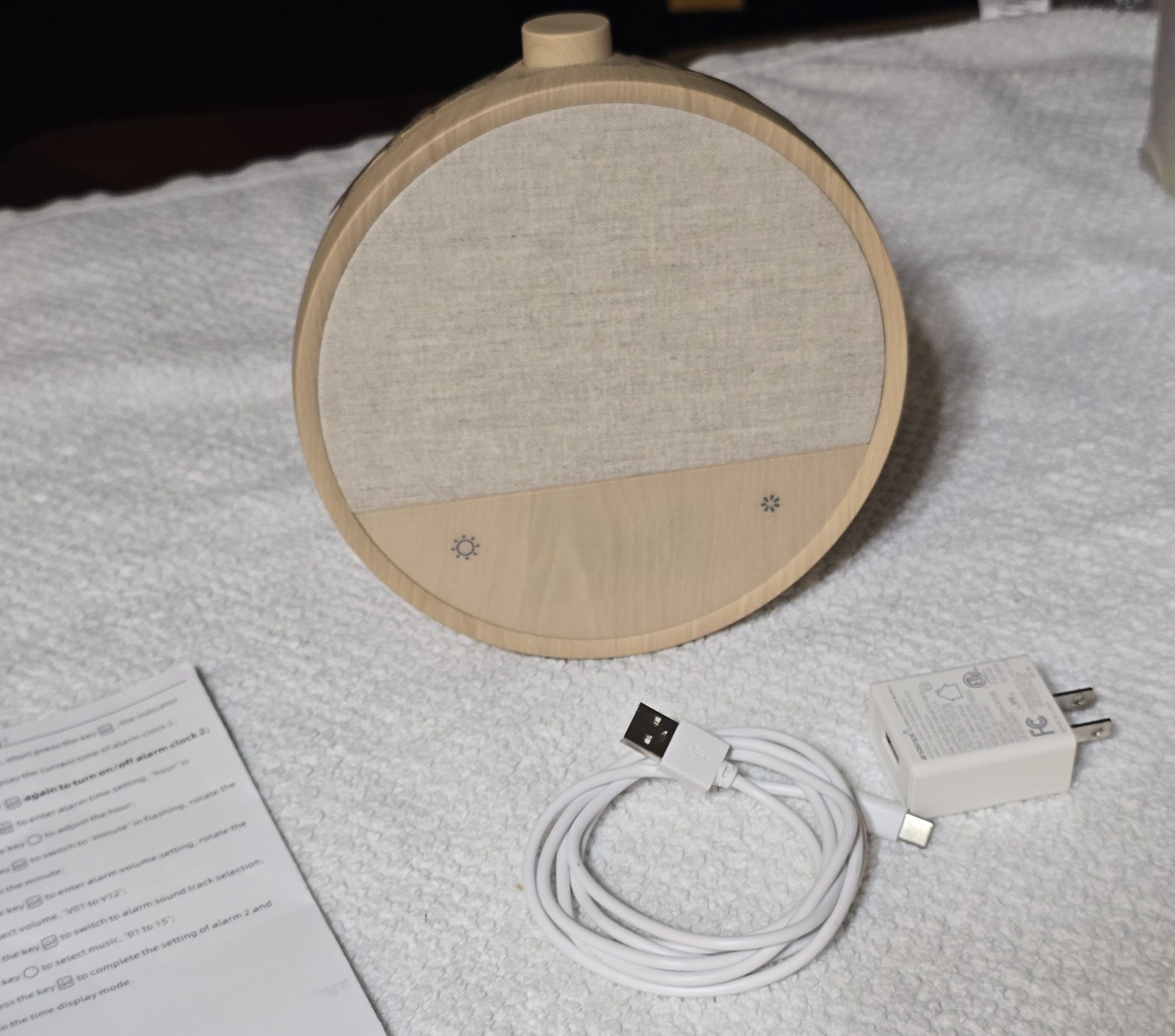 Sunrise Alarm Clock for Heavy Sleeper Wake-Up Light Sound Di