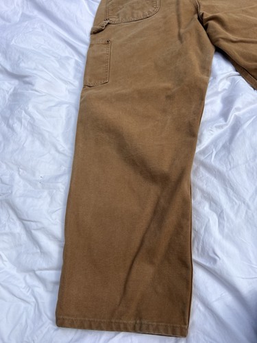 Carhartt Herren Duck Carpenter Work Double Knee 38 x 30 Braun Hose B136-BRN - Bild 8 von 11