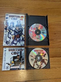 Seg Saturn - Stunner Bundle - Virtua Cop - Virtua Cop 2 - Read Description