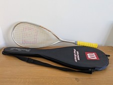 Wilson One.20 BLX Model Squash Racket with Wilson Cover