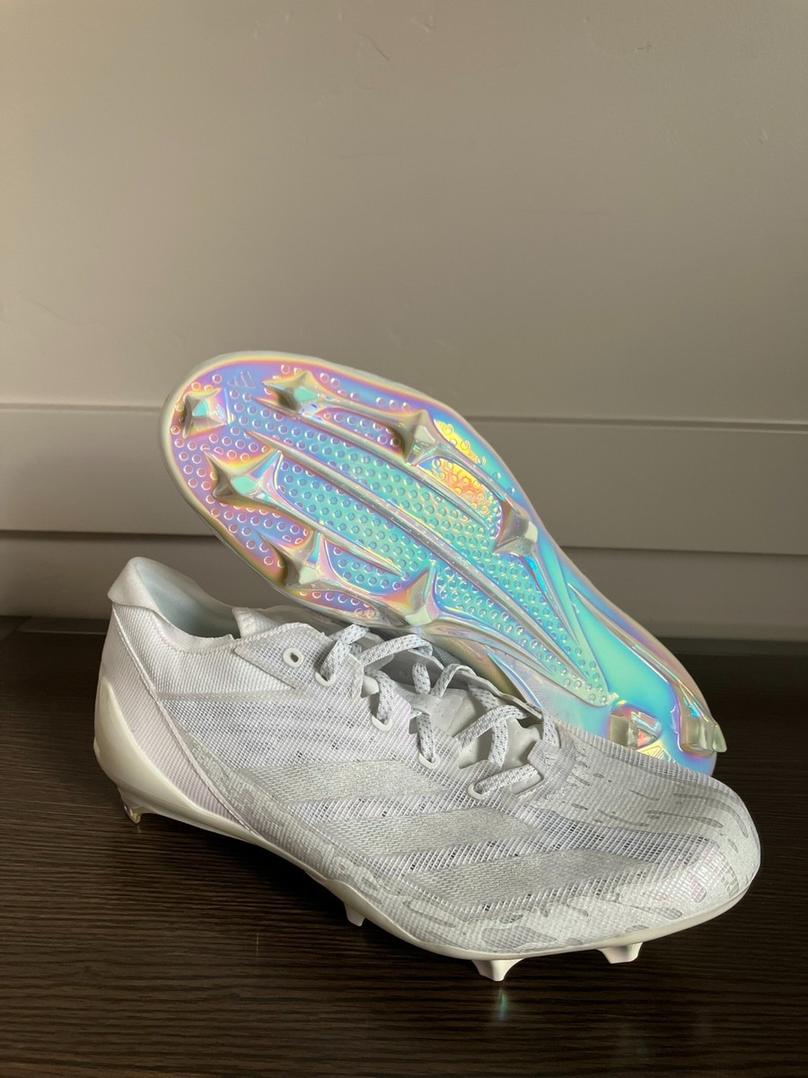 Adidas Adizero Electric Speed White Football Cleats Mens NEW