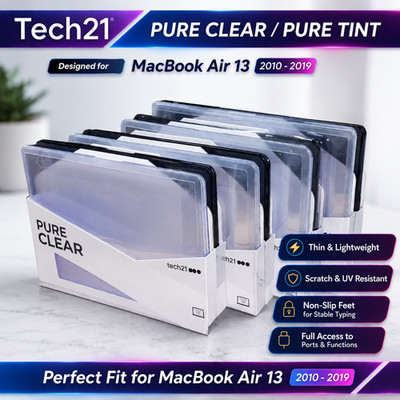 Offizielle Tech21 (MacBook Air 13 Zoll) 2010-2019 Hartschalenhülle Laptop Cover