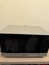 Panasonic NN-SF464M Standard Flatbed Microwave 1000W Silver Solo Touch