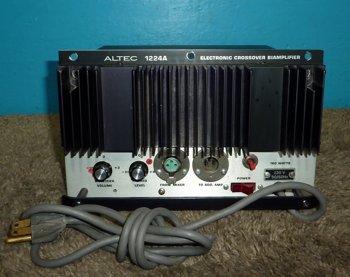 Altec 1224A Electronic Crossover Biamplifier | eBay