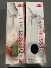 ISI Dessert Cream Whippers 1 New + 10 Chargers & Accessories