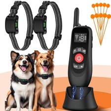 Wireless Dog Fence Collar, Electric Dog Fence & Remote Training Collar, Magne...