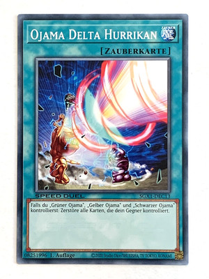 Yu-Gi-Oh! - Ojama Delta Hurrikan - SGX1 - Common - Deutsch