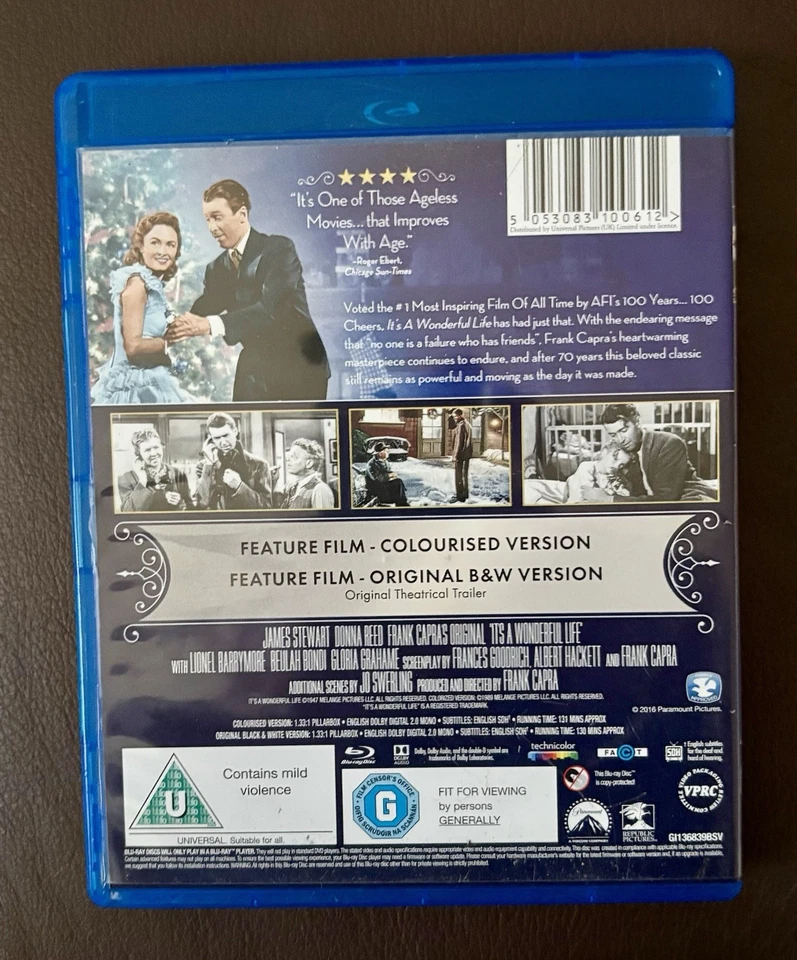 It's a Wonderful Life Blu Ray - Image 2 of 2