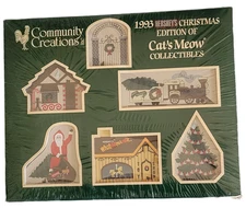 Community Creations 1993 Hershey's Christmas Edition of Cat's Meow Collectibles