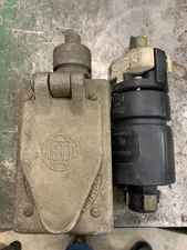 HUBBELL TWIST LOCK PLUG SET 21415B and ALUMINUM HOUSING FEMALE RECEPTACLE.