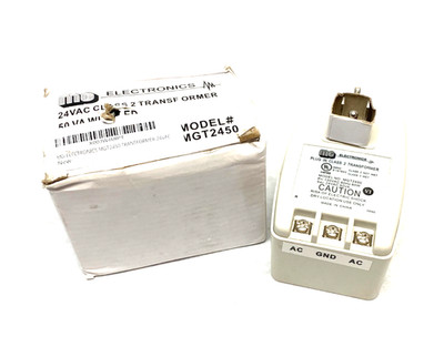MG Electronics MGT2450 Plug-In Transformer Adapter, 24VAC