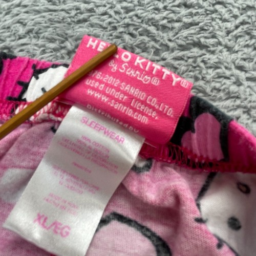 Hello Kitty Hose Damen Extra Large Rosa Sanrio Pyjama AOP Kordelzug Nachtwäsche - Bild 4 von 10