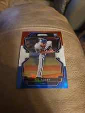 2022 Panini Prizm AJ Alexy Red White Blue Prizm Tier II #150 Texas Rangers RC
