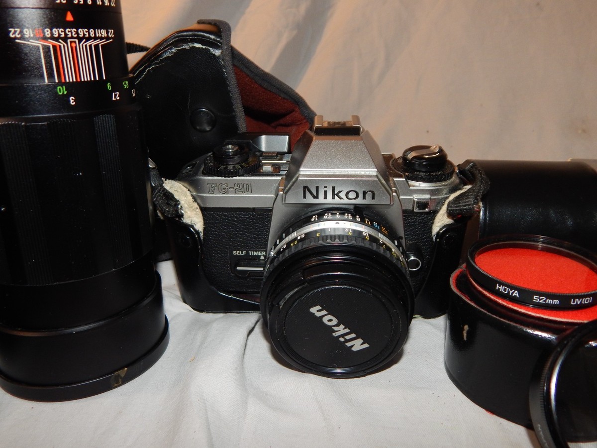 Nikon FG-20 12 Piece Set + 7 Cases Works Great! | eBay