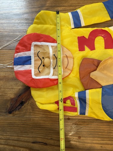 Vtg 49” Football Player Windsock Flag Yellow Jersey Red Helmet 1995 - Picture 13 of 13