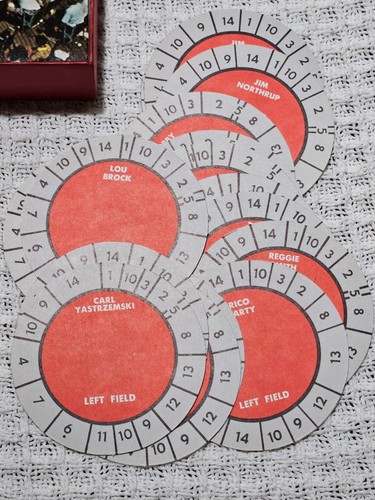 1968 Cadaco ALL STAR BASEBALL Game No. 183 (60 Player Discs) in NICE Shape! - Picture 6 of 13