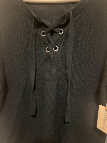 Margeaux & Ellie smaragdgrüner Damenpullover Pulli zum Binden Größe Large neu mit Etikett - Bild 14 von 14