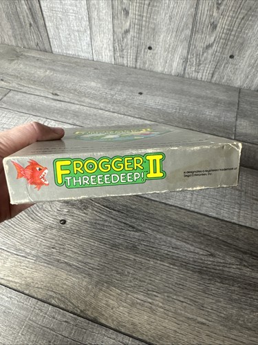 Vntage Frogger II 2 Threeedeep Commodore 64 C64 Parker Brothers #1890 CIB RARE - Picture 9 of 12