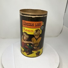 Vintage 1960's LINCOLN LOGS 122 Pieces By PlaySkool