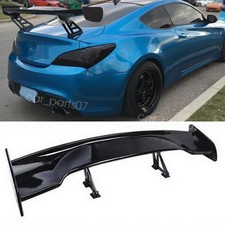 46 Rear Trunk Gt-style Spoiler Wing Lip Gloss Black For Hyundai Genesis Coupe