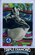 2026 Topps Finest Fantastic Four Silver Surfer Blacklight Aqua Lava #29/150 F570