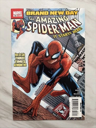 The Amazing Spider-Man #546 (2008, Marvel) VF/NM 1st App Mr. Negative & Jackpot