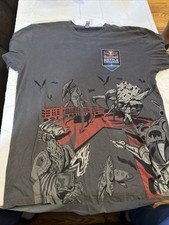 RARE VTG Red Bull Battle Grounds Street Fighter Tournament Mens T-Shirt Large