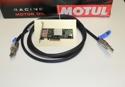Dell 012DNW 6GBS PCI-E SAS Dual Port HBA Raid Controller inkl. Kabel