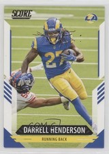 2021 Score Darrell Henderson #252 gp1