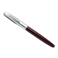 Wing Sung 601 Steel Push Cap Vacumatic Fountain Pen F Nib 0.5mm With Ink Window