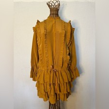 Ulla Johnson Golden Silk Dress - Size 2