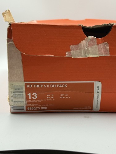 Nike KD Trey 5 II Ch. Pack , Size 13-683275 030 W/ Damaged Box - Picture 14 of 16
