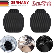 2x Universal Auto Sitzkissen Sitzbezüge Sitzauflage Sitzmatte Schwarz/Beige