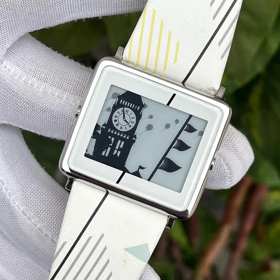 Reloj unisex Epson Smart Canvas WOW fábrica y parque de atracciones triángulo Japón Foto 3 de 4