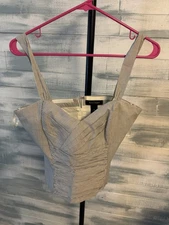 Whbm Boned Black And White Top 8