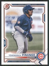 2021 Bowman Draft #BD-25 Yohendrick Pinango Chicago Cubs 50552