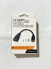 Mini HDMI Male to HDMI Female Converter Adapter Cable Cord 1080P HDTV Connector