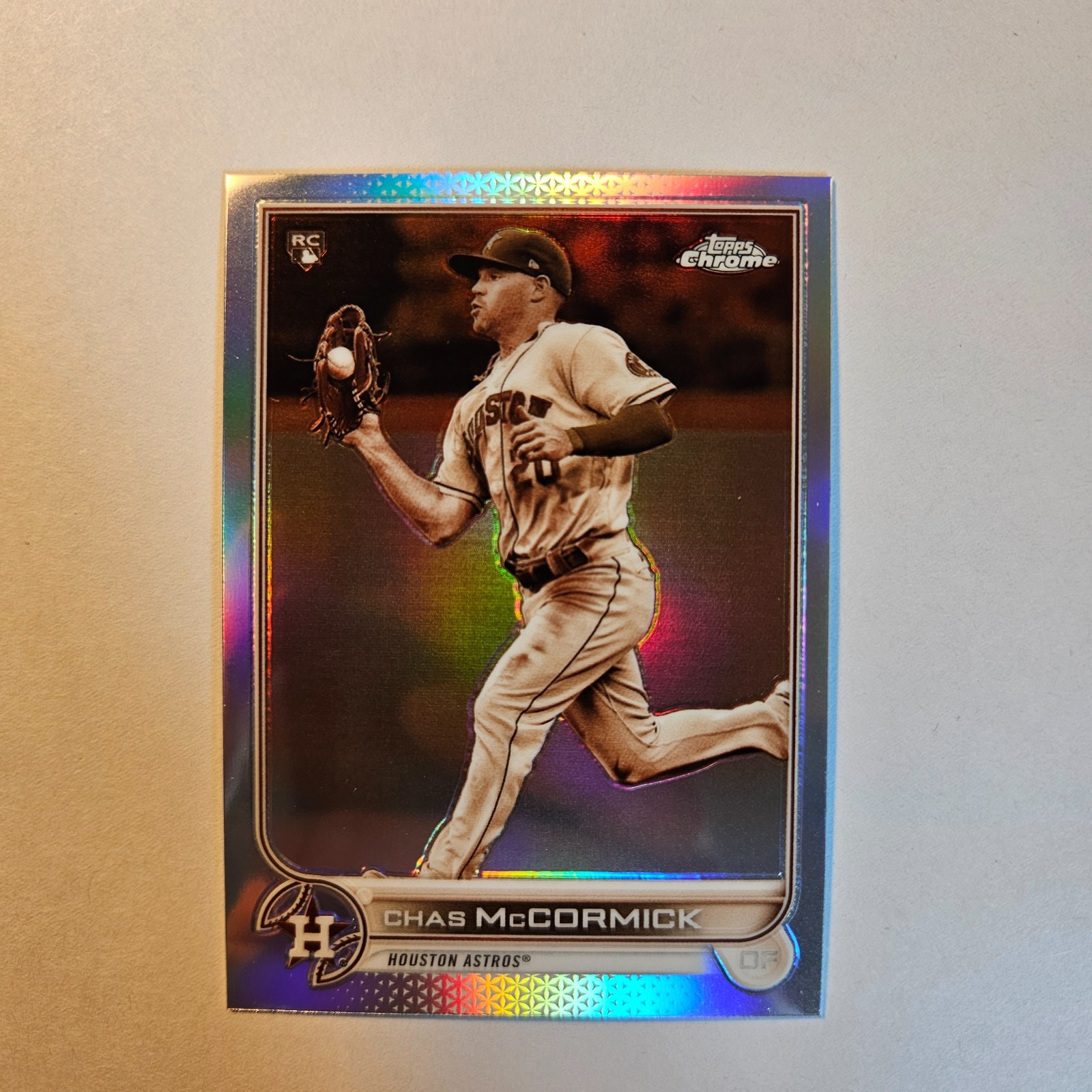 2022 Topps Chrome - Chas McCormick #43 Sepia Refractor (RC) Rookie Astros