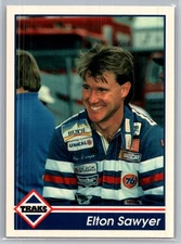 1992 Traks Racing #67 Elton Sawyer - VG - A.G. Dillard Racing