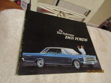 Oem 1965 Ford Total Performance Galaxie 500 17 Dealer New Car Sales Brochure Nos
