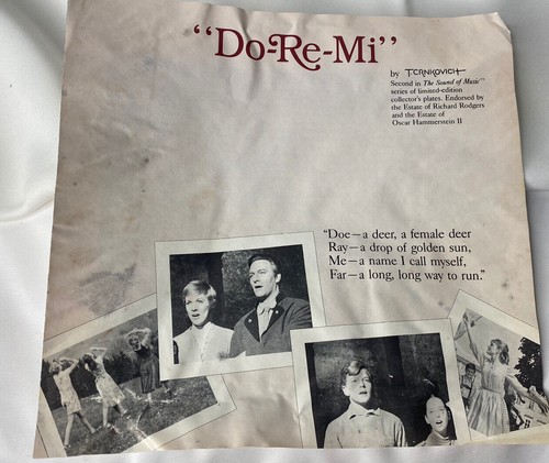 T.Crnkovch "Do-Re-Mi" Heritage Collectors Plate Edwin M. Knowles 1986 W / COA - Picture 9 of 12
