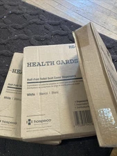 Health Gards (HG-1) Half-Fold White Toilet Seat Cover Dispensers (PACK OF 3)