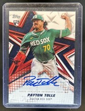 2026 Topps Payton Tolle Baseball Stars Auto Autograph RC #BSA-PT Red Sox Rookie