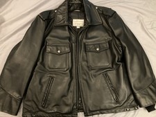 Taylor’s Leatherwear Police Motorcycle Jacket 48–Like New USA Made-conceal carry