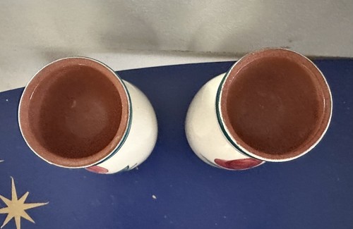 Stangl Pottery Vintage Egg Cups Fruit Pattern Set of 2 - Picture 6 of 8