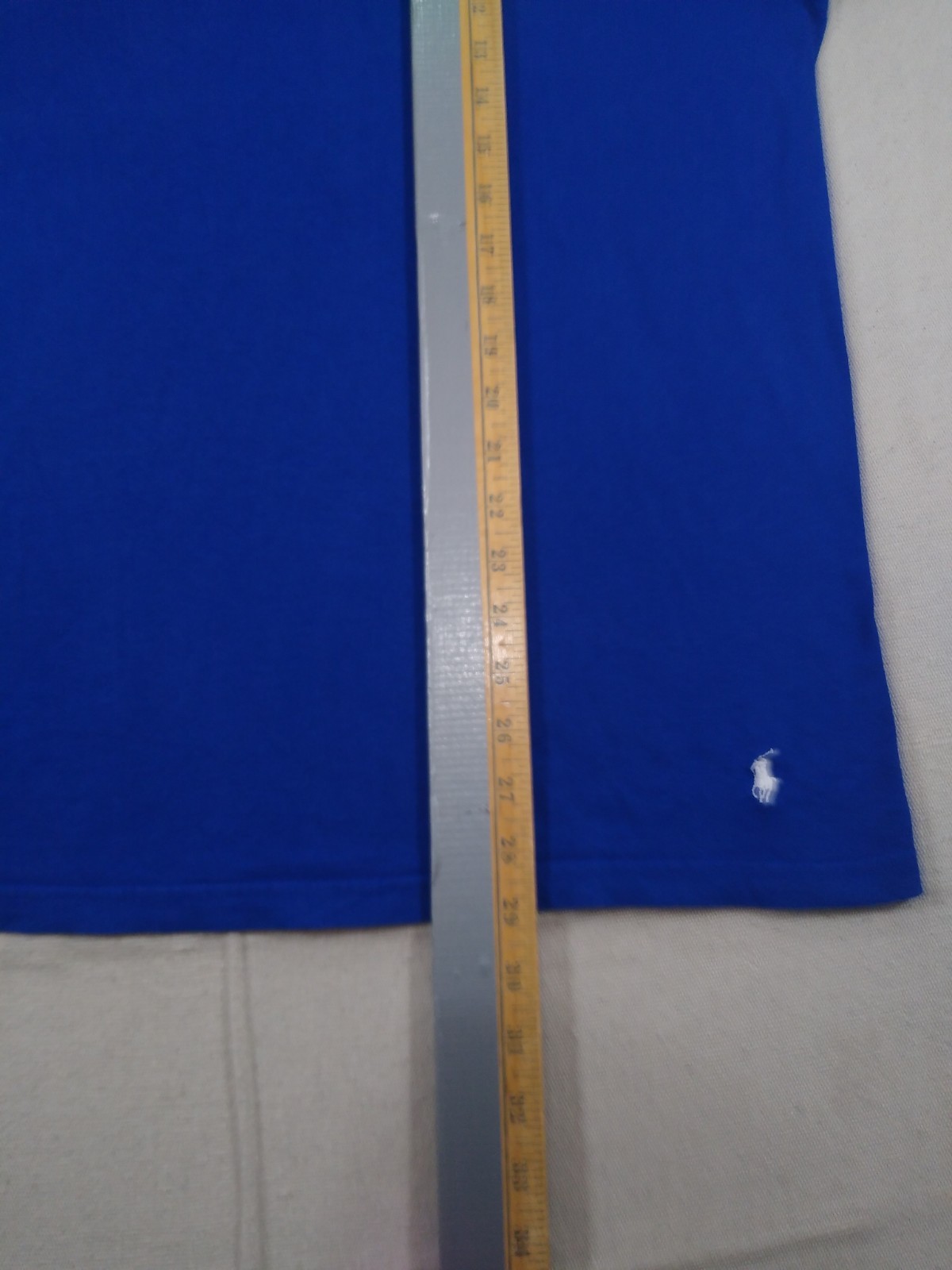 Polo Ralph Lauren t shirt uomo XL blu navy bianco pony vestibilità classica manica corta