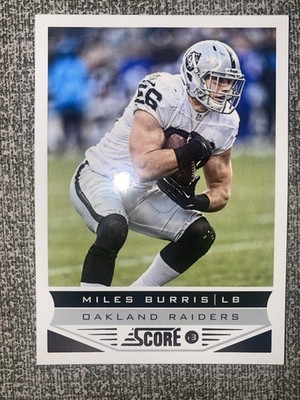 2013 Score Miles Burris #157 Oakland Raiders NFL Football