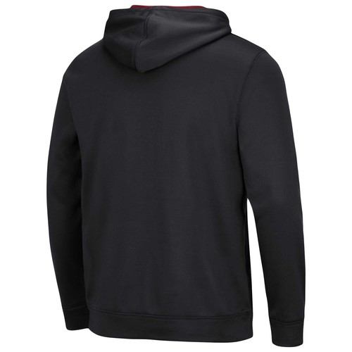 Men's Colosseum Black Washington State Cougars Resistance-Pullover Hoodie - Imagen 3 de 3