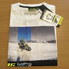 VR46 T-shirt Go Pro Features A Graphic Print of Valentino Rossi Size L NEW BNWT